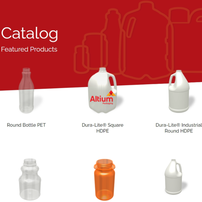 Altium Packaging lance un catalogue de produits nouvellement mis à jour avec une expérience utilisateur améliorée