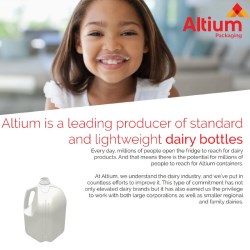 Altium Packaging, premier producteur de bouteilles laitières légères